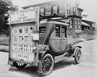 First Overhead Door Demo Truck